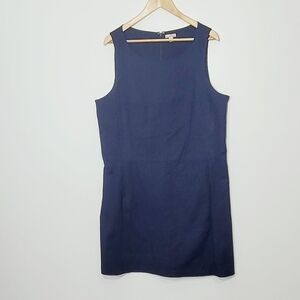 GAP Vintage Navy Blue Cotton Blend Sleeveless Pockets Business Casual Plus Sz 18